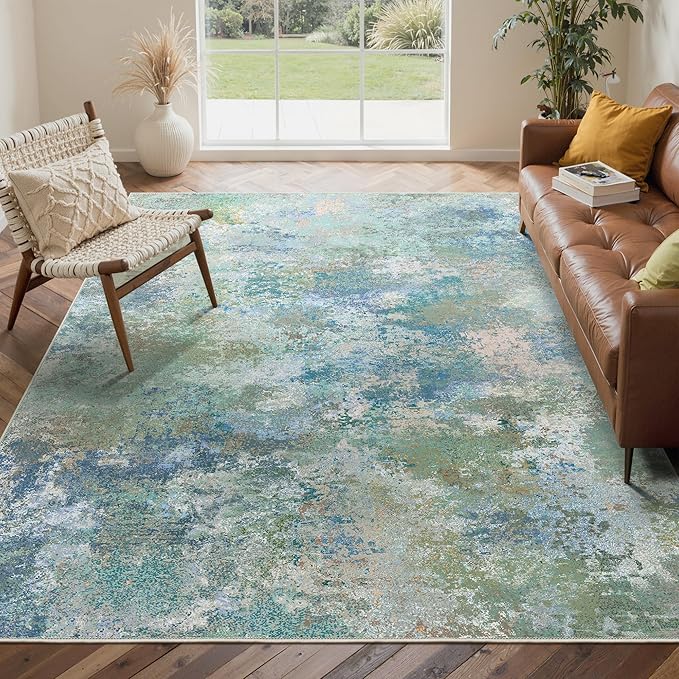 GENIMO 3x5 Rugs for Entryway Entrance, Modern Lightweight Rug Ultra Soft Indoor - Image 3