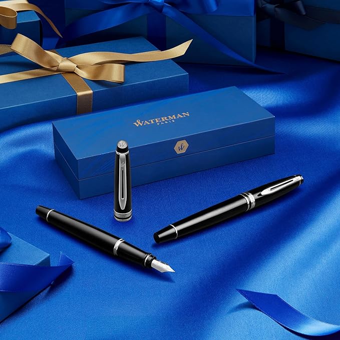 Waterman Expert Fountain Pen Gloss Black - Image 7