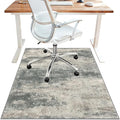 Office Chair Mat for Hardwood Tile Floor, Abstract 48"X 60" Desk Mats for by BESBLEE