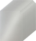 Silunkia 40 Sheets Silver Shimmer Cardstock 8.5 x 11 Metallic Paper, 75lb Thick by Silunkia