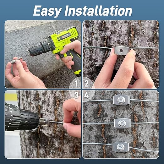Sumloty 50-Pack 304 Stainless Steel Fence Staples, 1.6 Inch Reusable Fence - Image 4