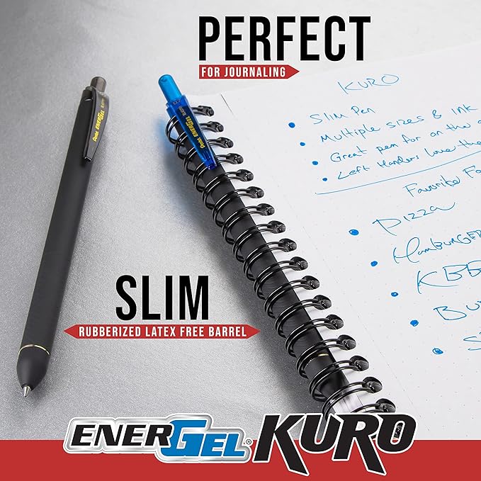 Pentel EnerGel Kuro Shades of Joy, Retractable Liquid Gel Pen - Image 5