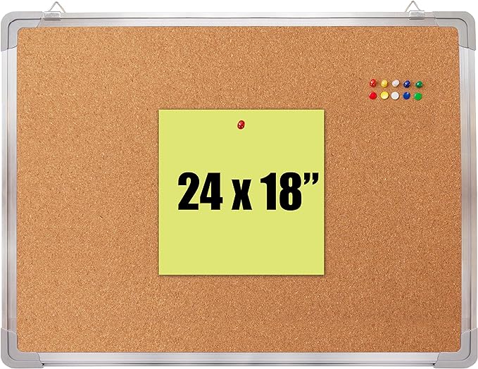 Cork Board Set for Wall by Navy+Penguin