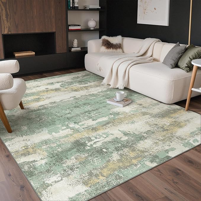 GENIMO No Crease Non Slip 9x12 Area Rugs by GENIMO