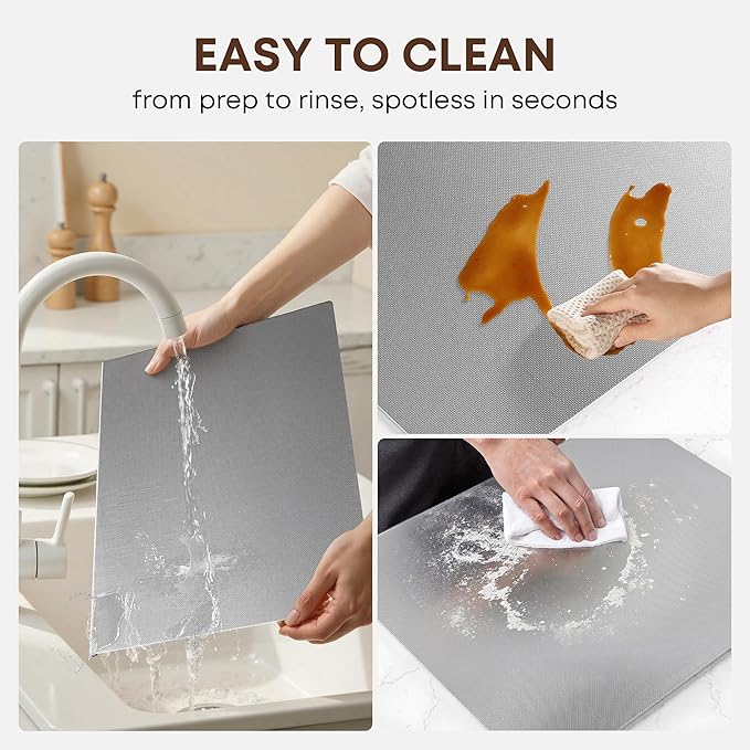 KORVOS Stainless Steel Cutting Board, 304 Stainless Steel Cutting Boards - Image 7
