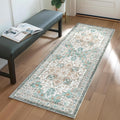 GENIMO 2x4 Runner Rugs for Hallway, Machine Washable Non Slip Vintage Rugs by GENIMO