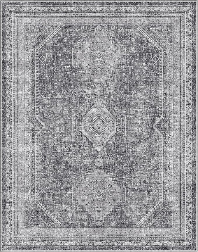 GENIMO 6x9 Area Rugs for Living Room, Machine Washable Non Slip Rugs, Low Pile - Image 6