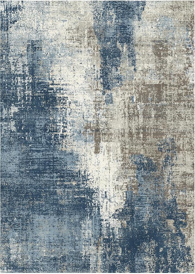 GENIMO Washable Area Rugs for Living Room, 10x12 Modern Non Slip Rugs, Low Pile - Image 3