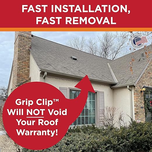 Grip Clip Roof Clips, Safe for Heat Tape, Electric Cable & Roof Heat Cable - Image 8